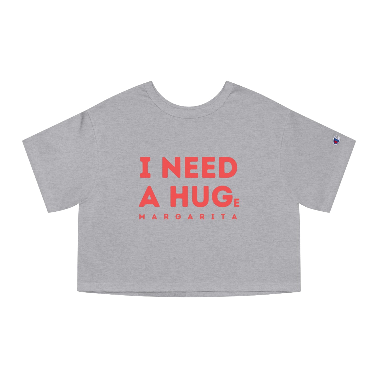 "I need a hug" - Champion crop top