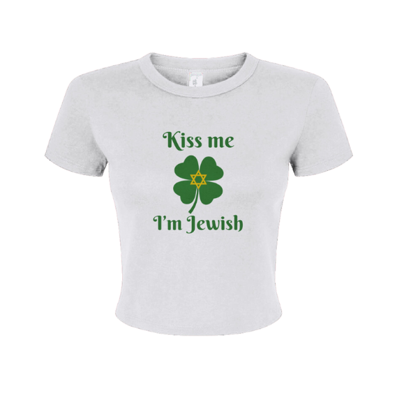 "Kiss me I'm Jewish" - Baby tee